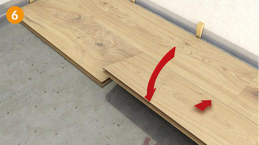 Holzboden verlegen ganz ohne Leim, mit MEISTER Klicksystemen